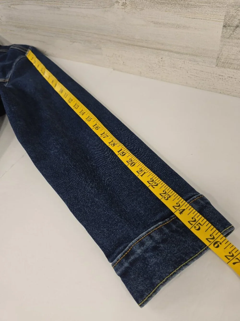 Levi's Men's Trucker Blue Denim Jacket SZ 2XL Dark Wash Stretch EXCELLENT CONDIT